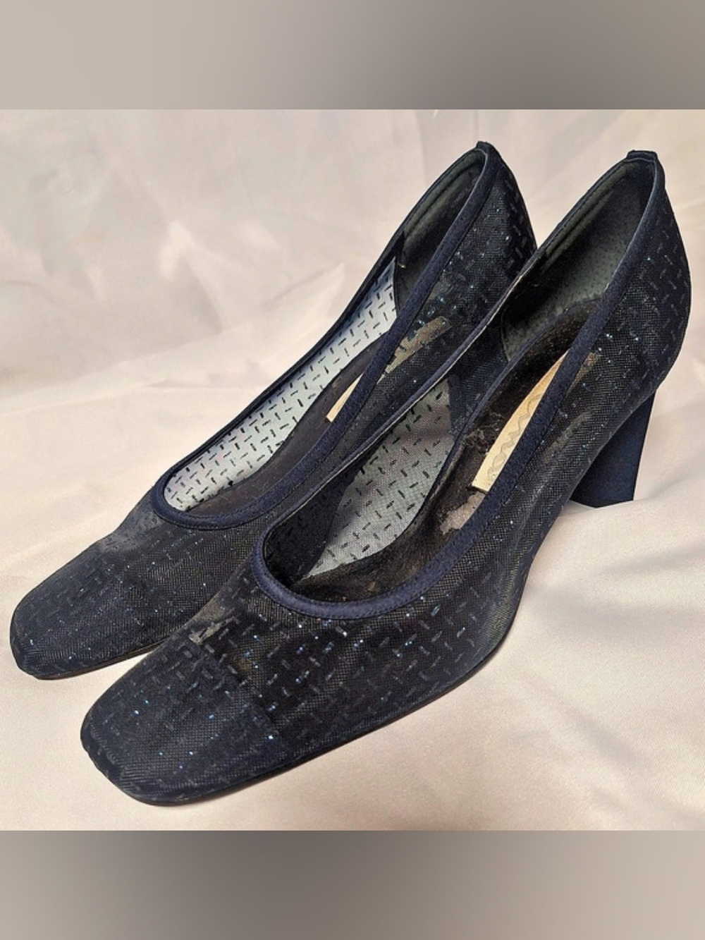 Nina Blue Embellished Heels US 10 M